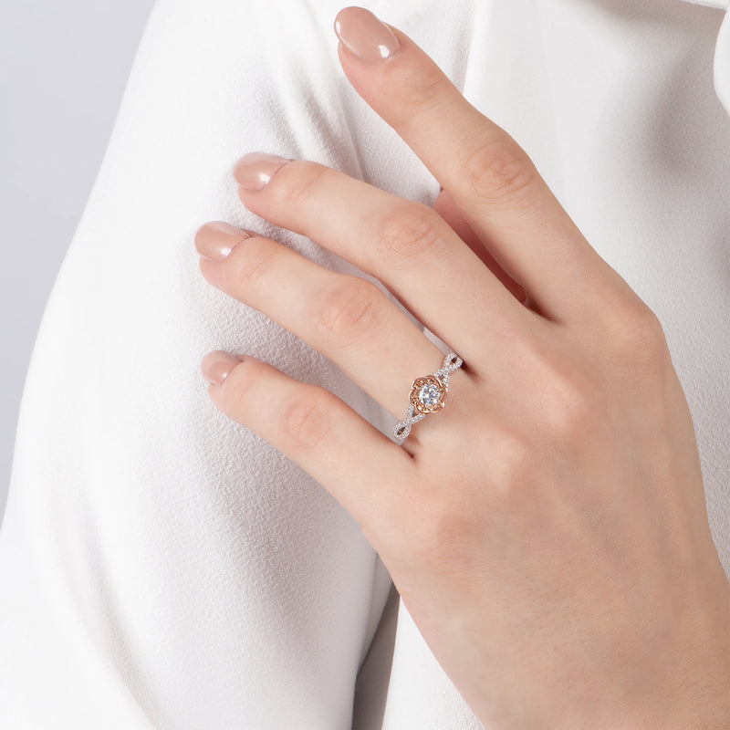 enchanted_disney-belle_bridal_ring_1/2CTTW_2