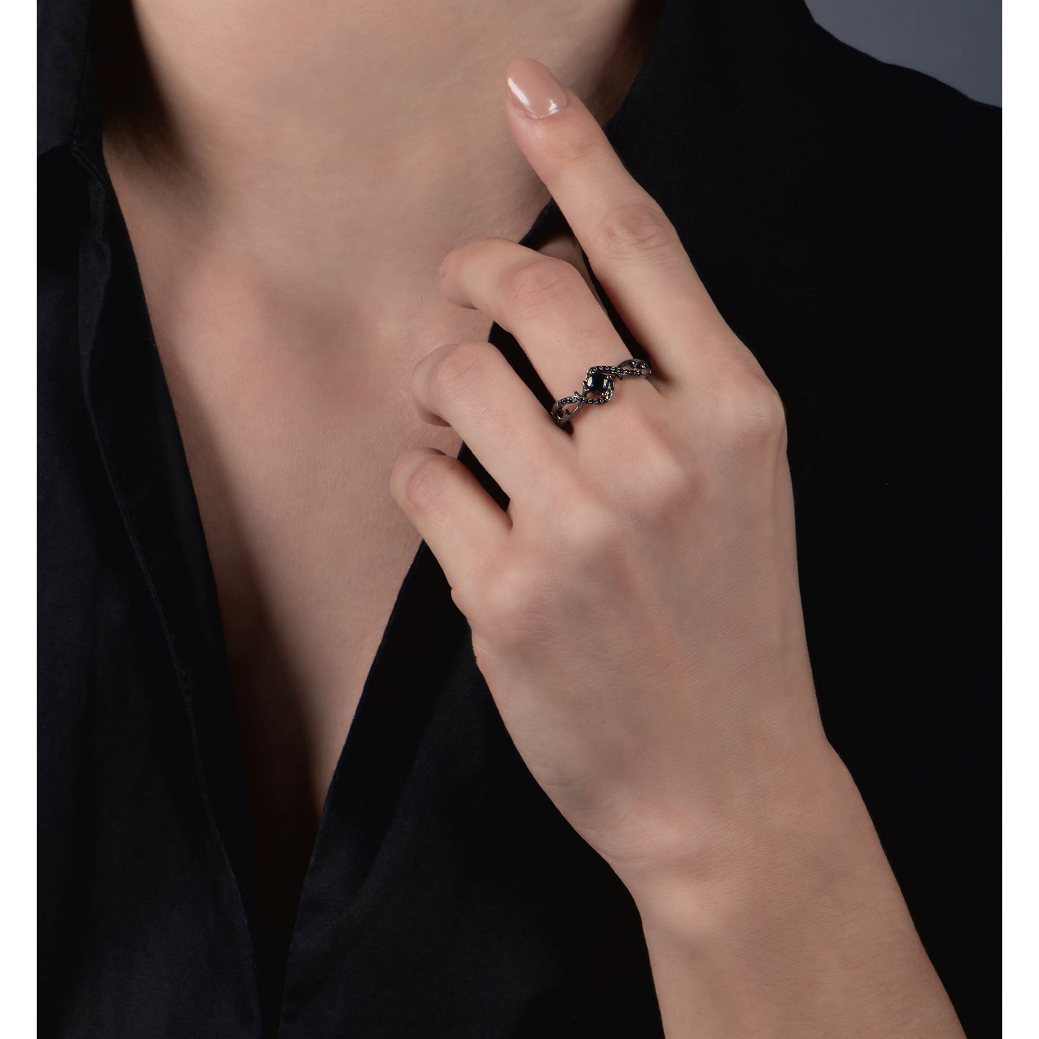 Hexagonal Engagement Ring » JewelryThis - Custom Jewelry