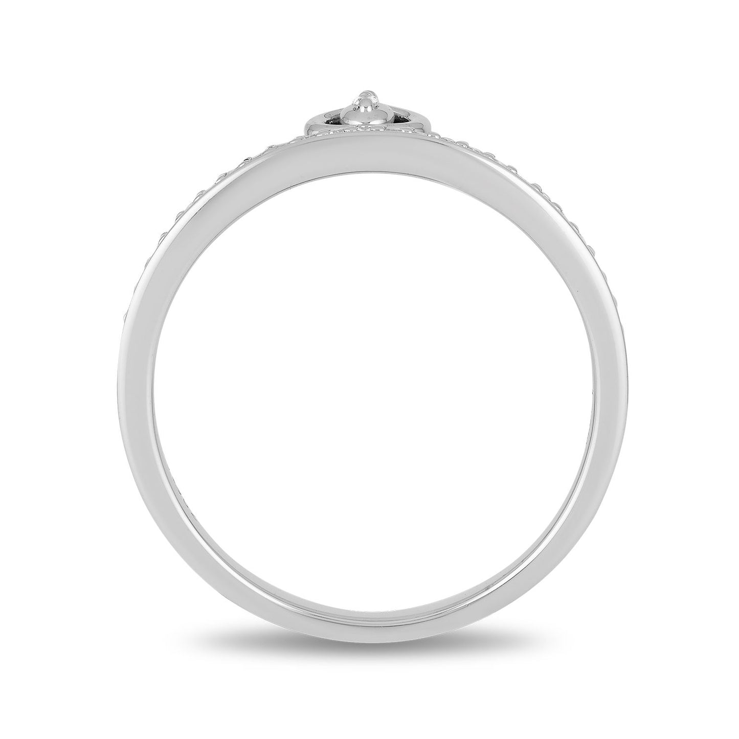 Disney Cinderella Inspired Carriage Diamond Ring 1/10 CTTW View 1