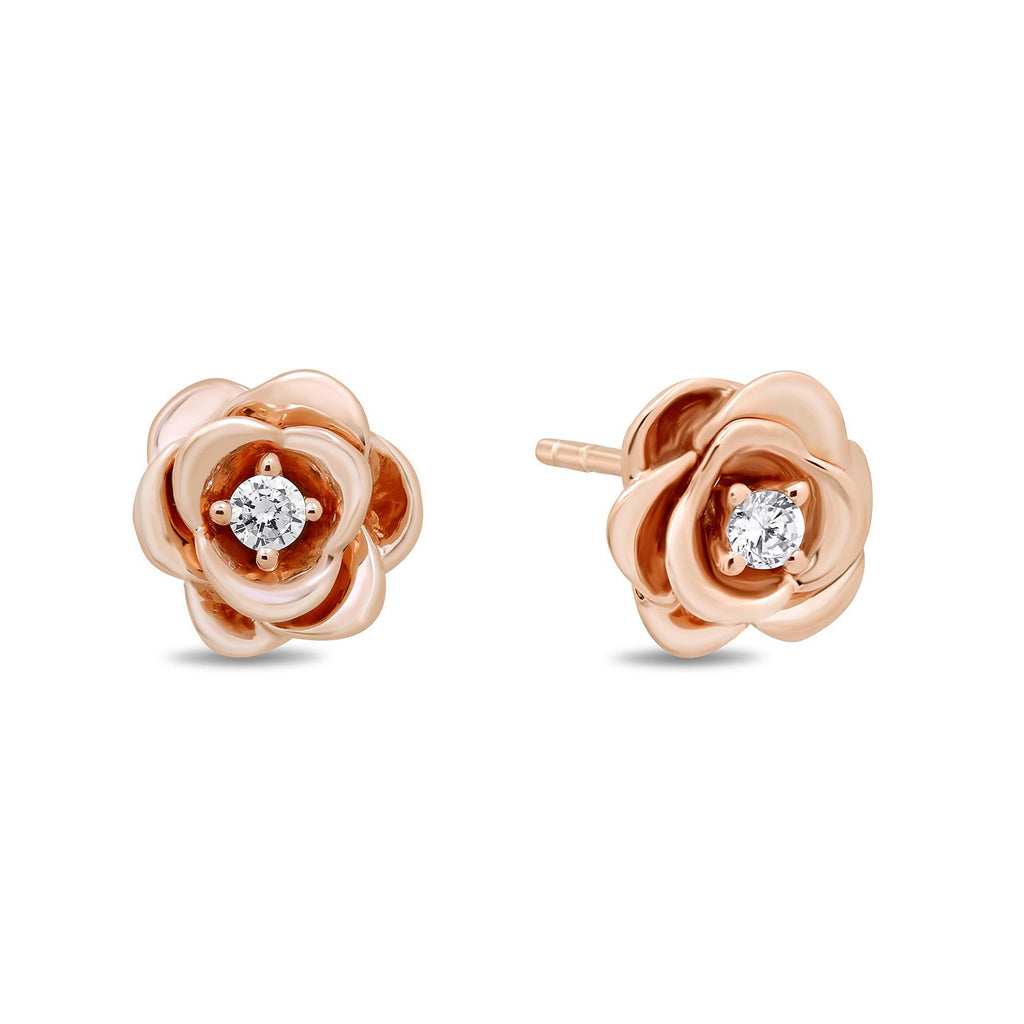 Disney belle rose earrings deals