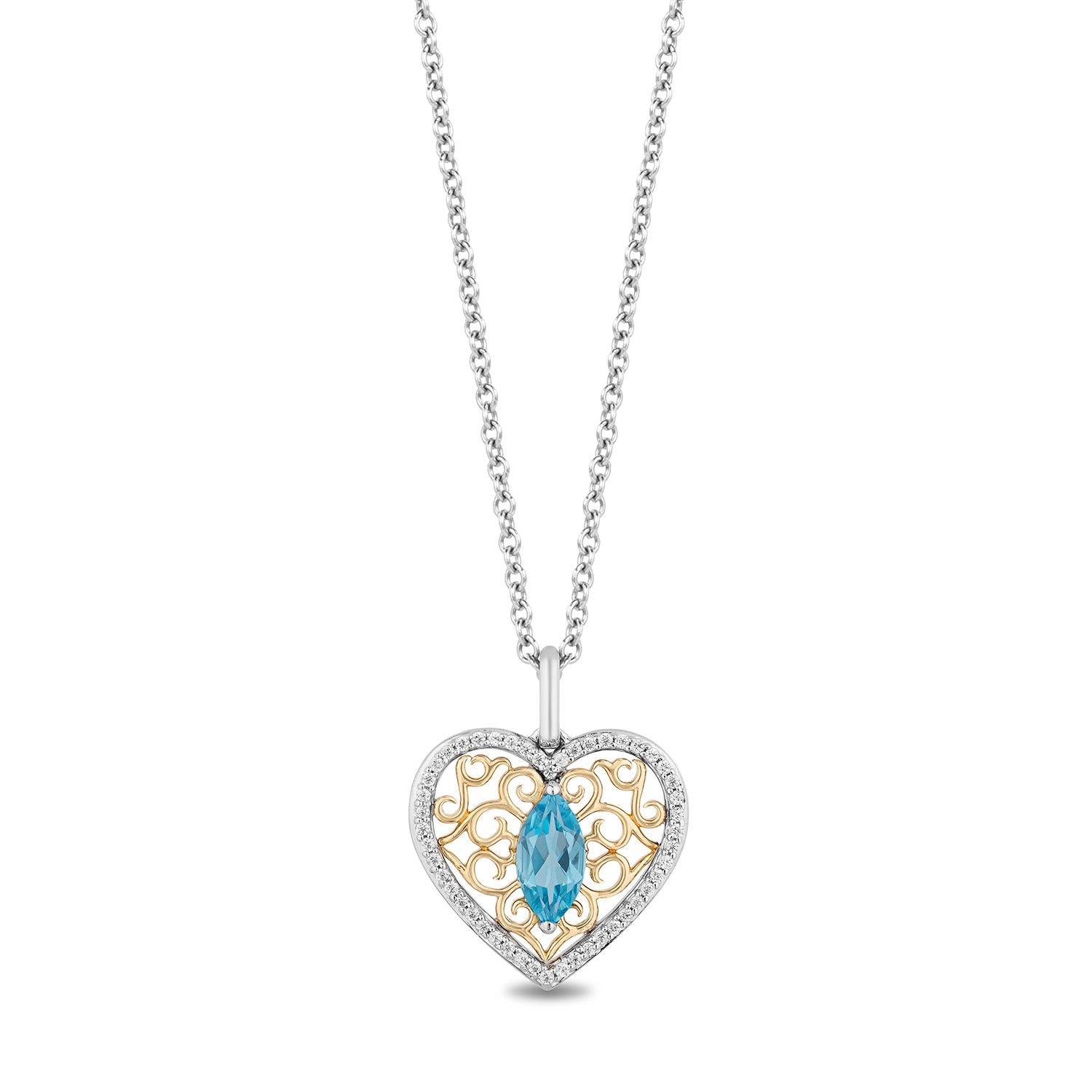 Jared blue sales topaz necklace